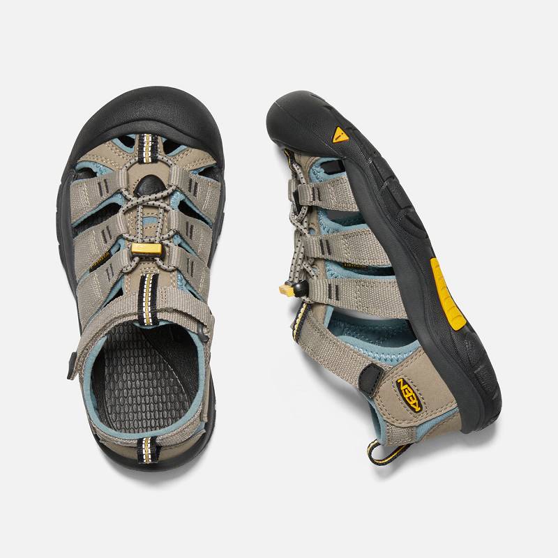 Keen Newport H2 Trekkingsandalen Kinder DE-96031 Timberwolf/Smoke Blue - Keen Kinderschuhe Beige / B